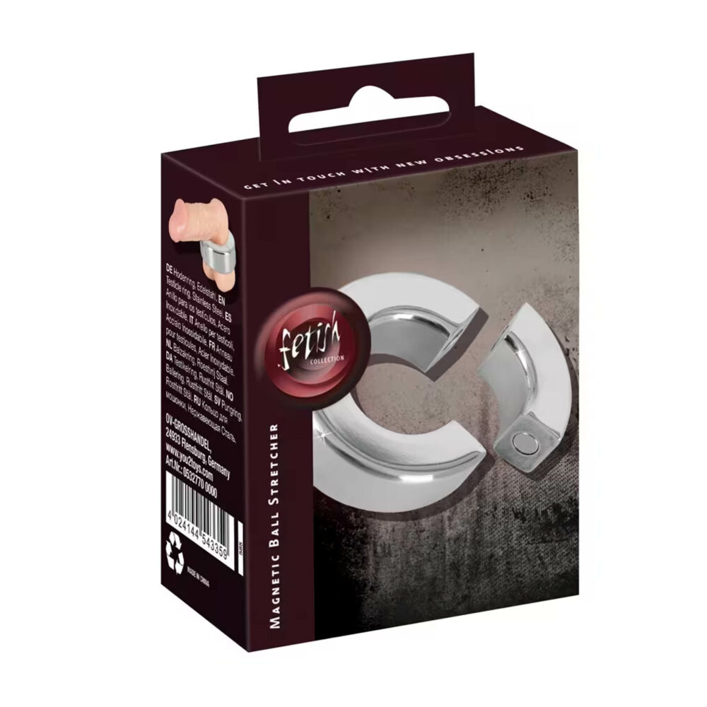 Fetish Collection Magnetic ball stretcher- penis prsten