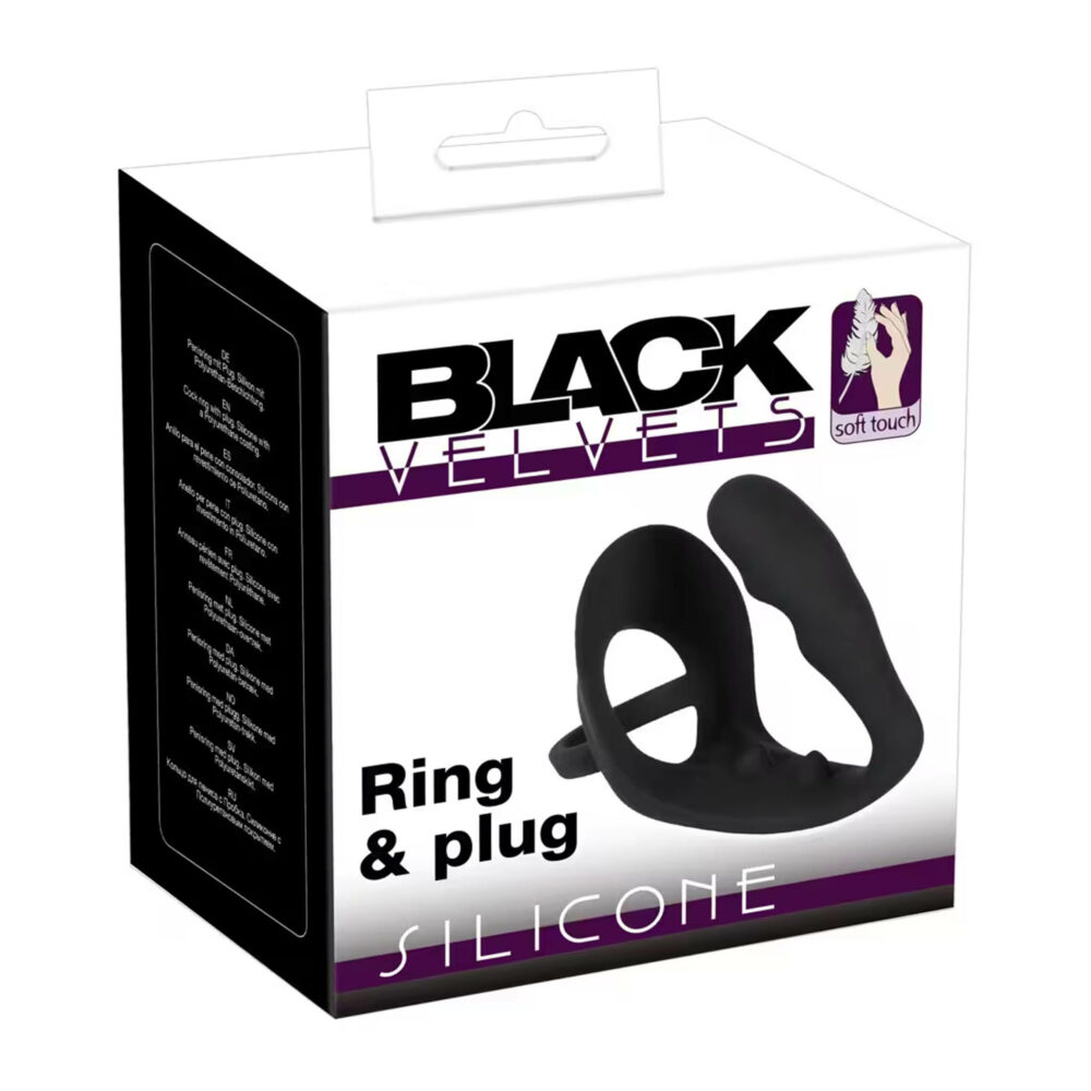 Black Velvet Prsten za penis & plag