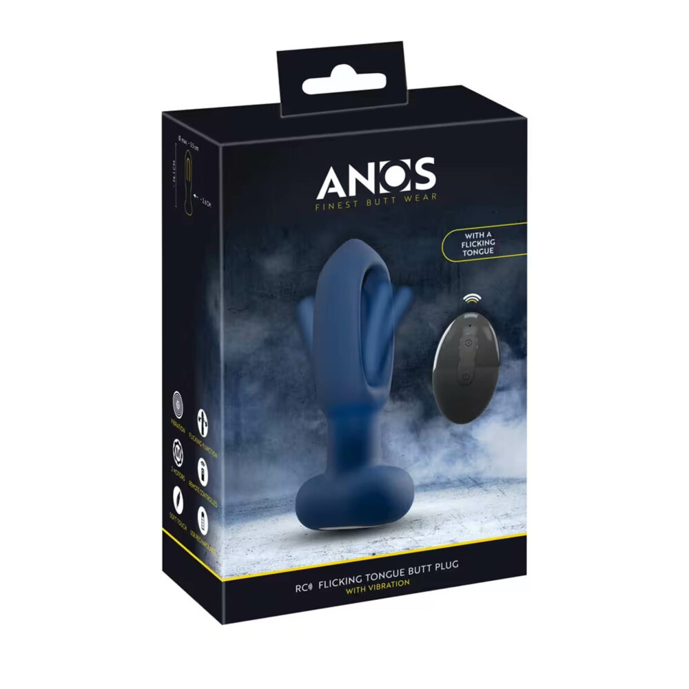 Anos RC Flicking Tongue Butt Plug