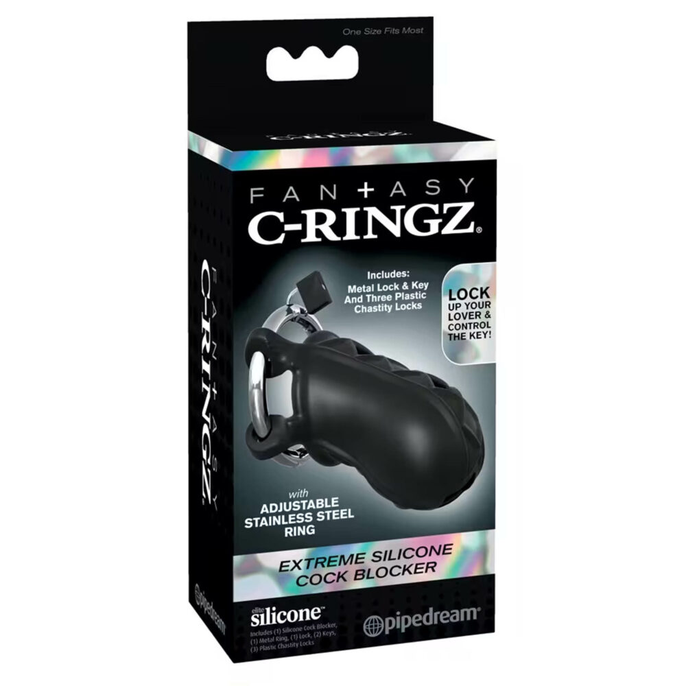 Fantasy C-Ringz Extreme Silicone Cock Blocker kavez za penis
