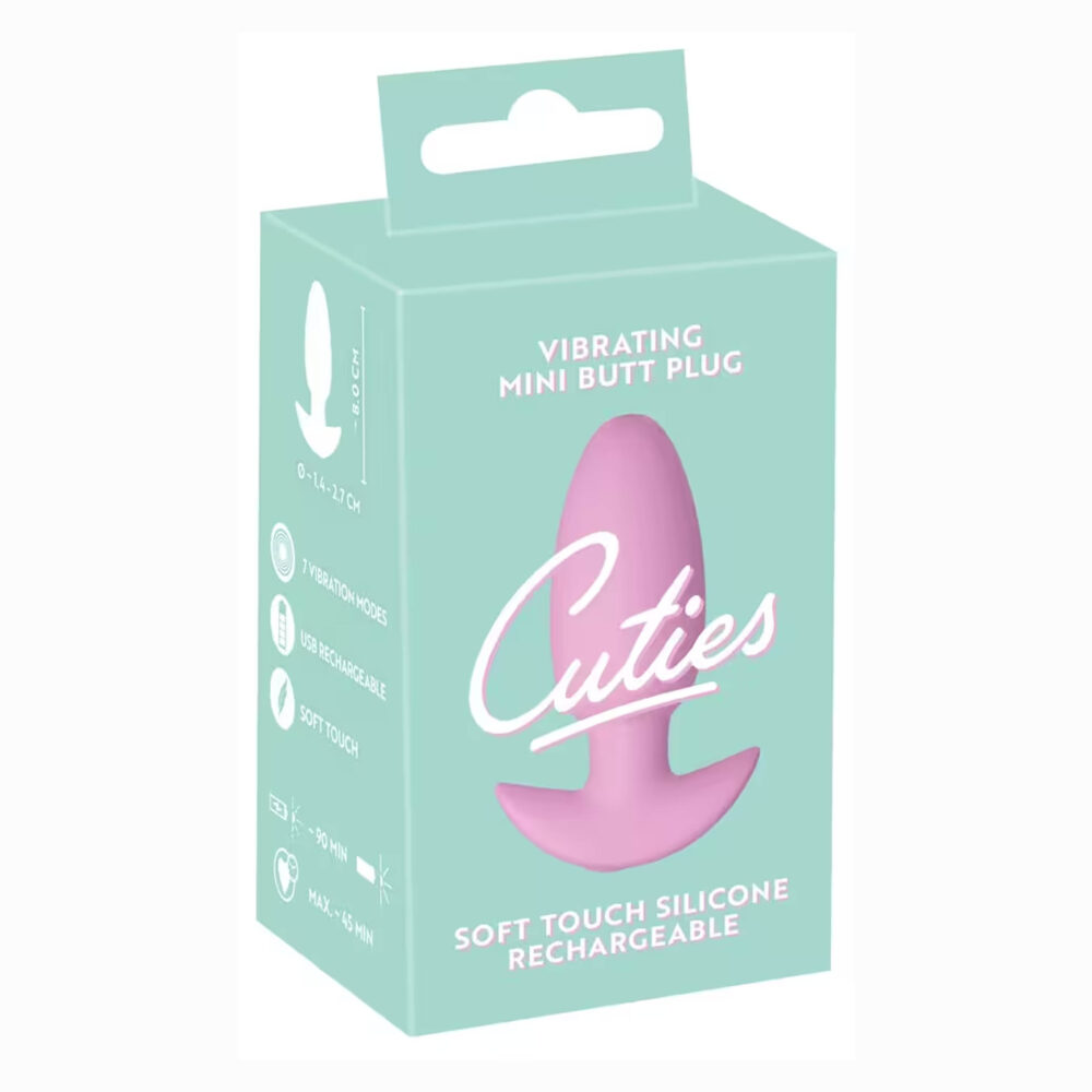 Vibrator Mini anal Plag- roze