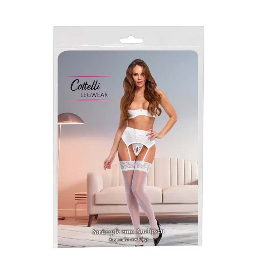 Cottelli halter carape white